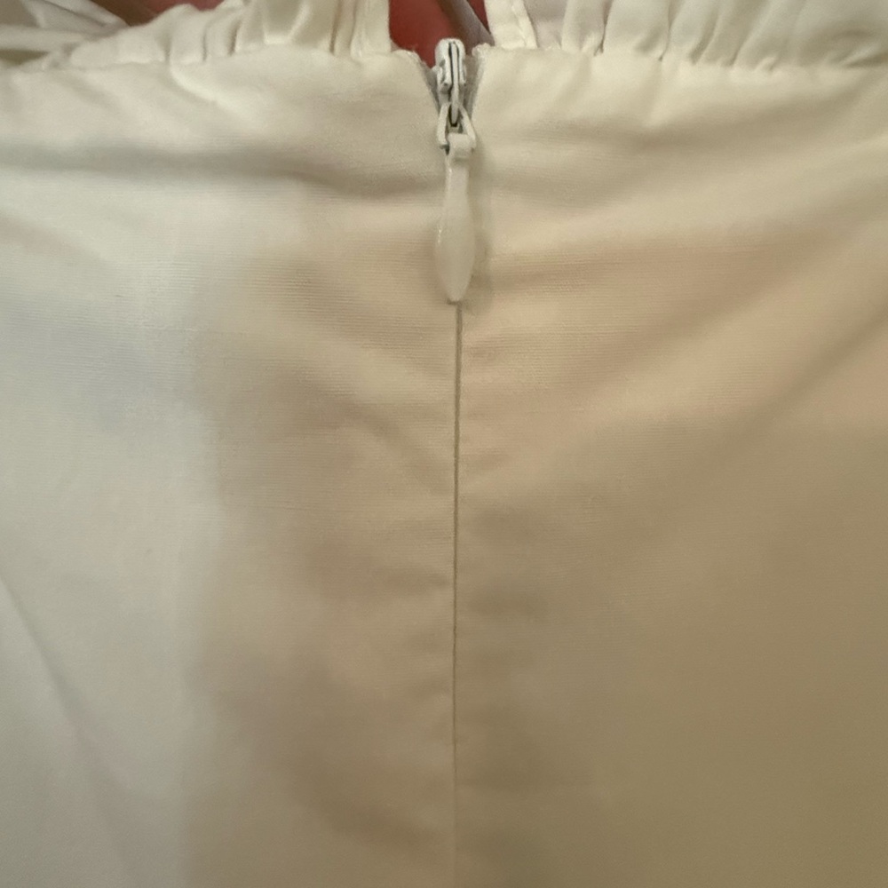 Moodie Cream Ruffled Blouse - Picture 5 of 8